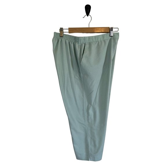 ✨ 5 For $15 ✨ Alfred Dunner Green Cropped/Ankle Pants Size 12 - Picture 1 of 10